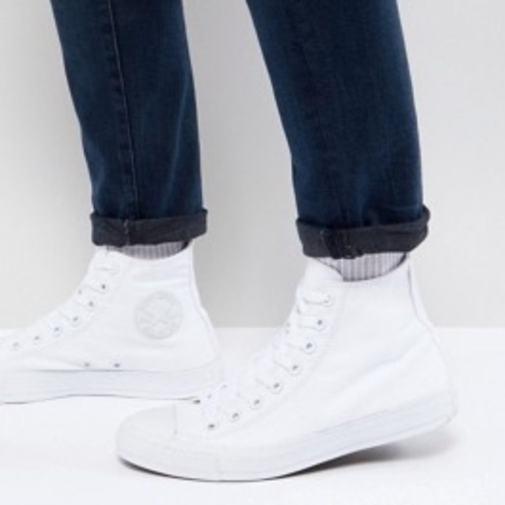 Converse Chuck Taylor Monochrome Leather High Top